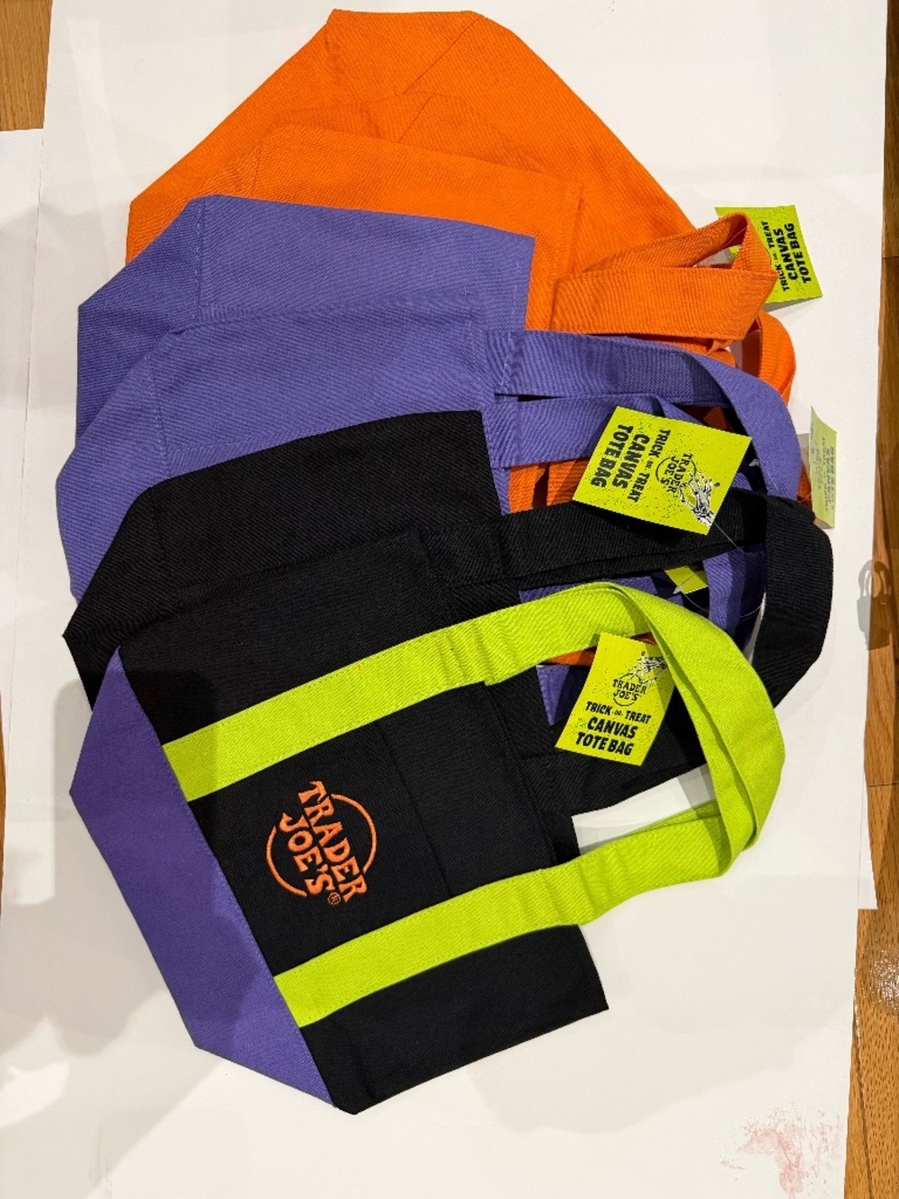 2026 Trader Joe's halloween bags 7 total